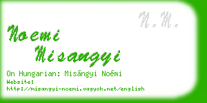 noemi misangyi business card