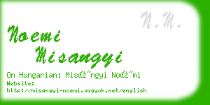 noemi misangyi business card